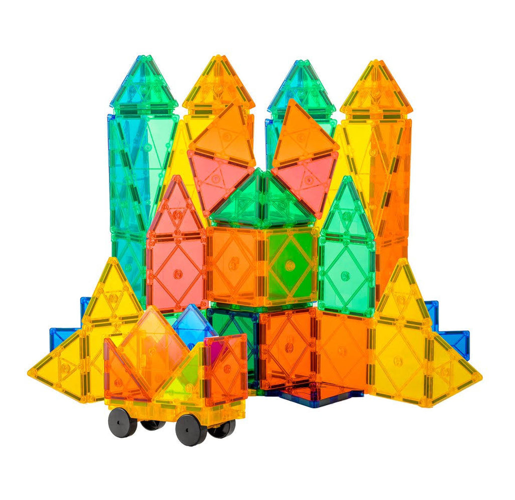 120-Piece Magnetic Tiles Set with Carrying Bag N2119
