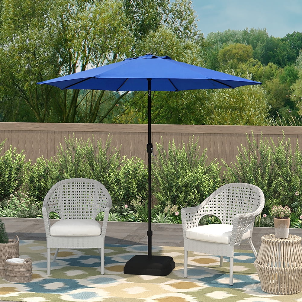 9ft Patio Umbrella with Crank and Tilt Red R10382