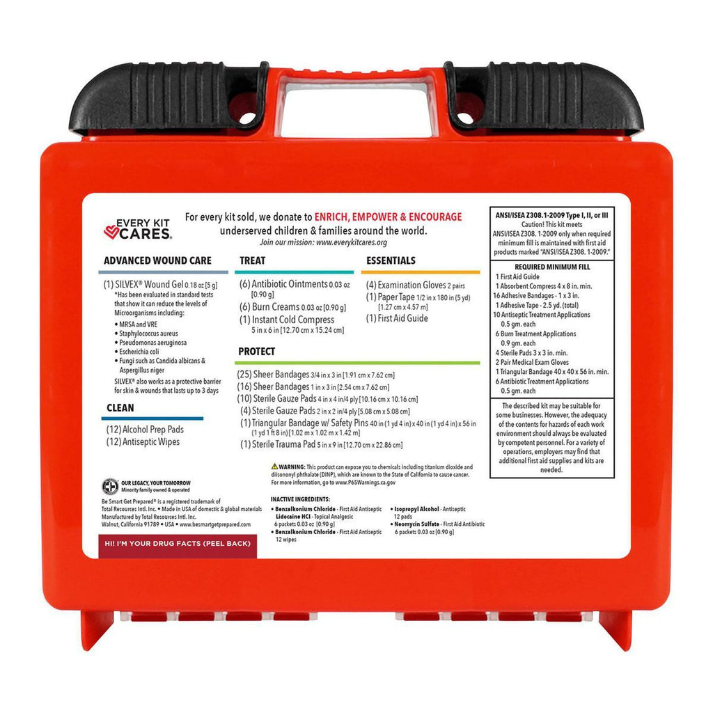 10-Person 101-Piece First Aid Kit W167