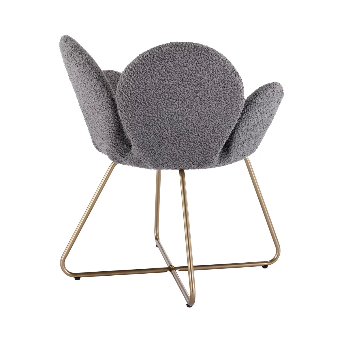 Velvet Accent Chair with Metal Legs, 2PC/SET A8796