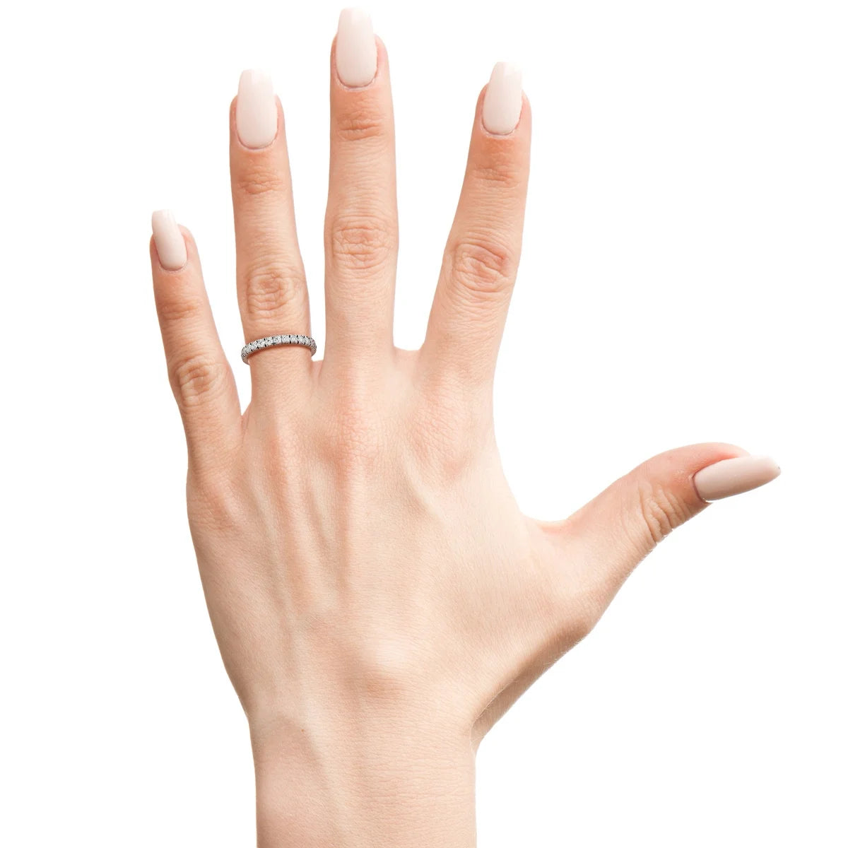 14 Karat White Gold Diamond Wedding Band G581264