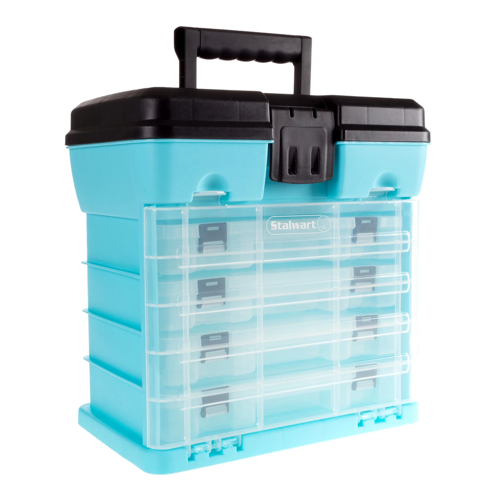 Green 4 Drawer Storage and Tool Box B2492