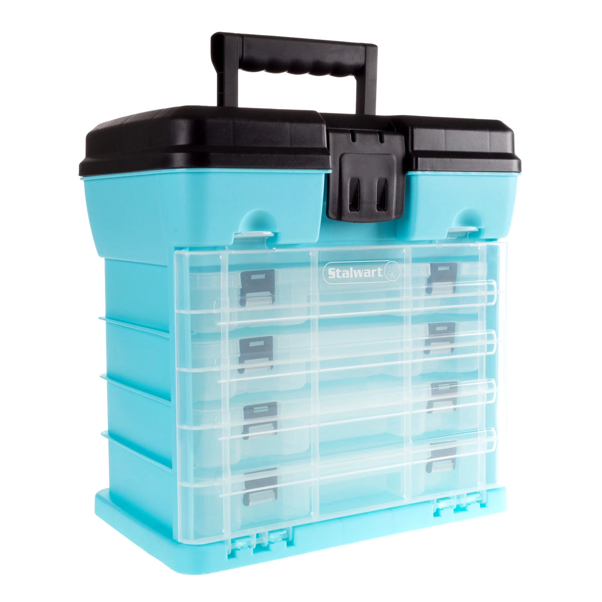 Green 4 Drawer Storage and Tool Box B2492