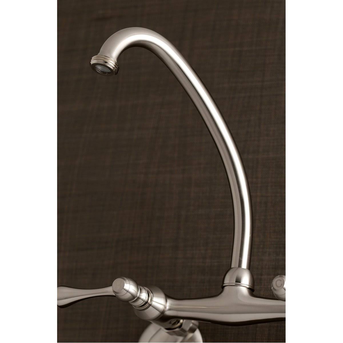 Oil Rubbed Bronze Adjustable Center Wall Mount Laundry Faucet Y604