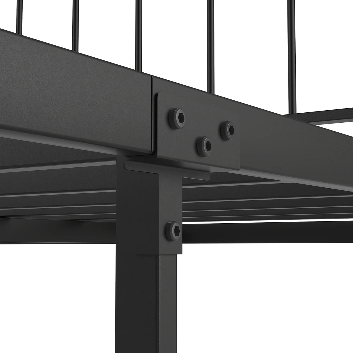 Queen Metal Platform Bed Frame with Headboard and Footboard G50076
