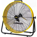 Yellow 24 in. 3 Speeds Portable Drum Fan J207