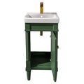18" Green Sink Vanity C362