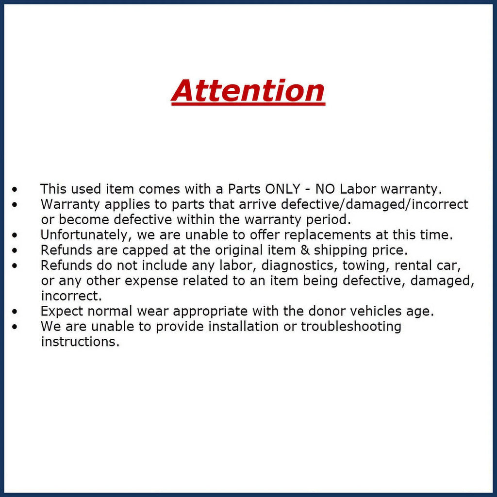 2009 Subaru Forester 2.5L Alternator F930