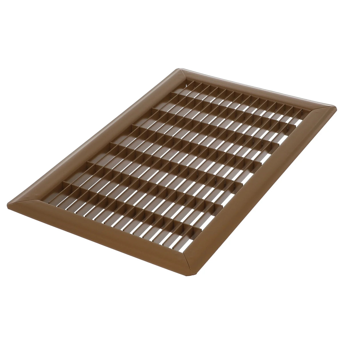 Imperial Brown Heavy Gauge Steel Floor Grille Q906