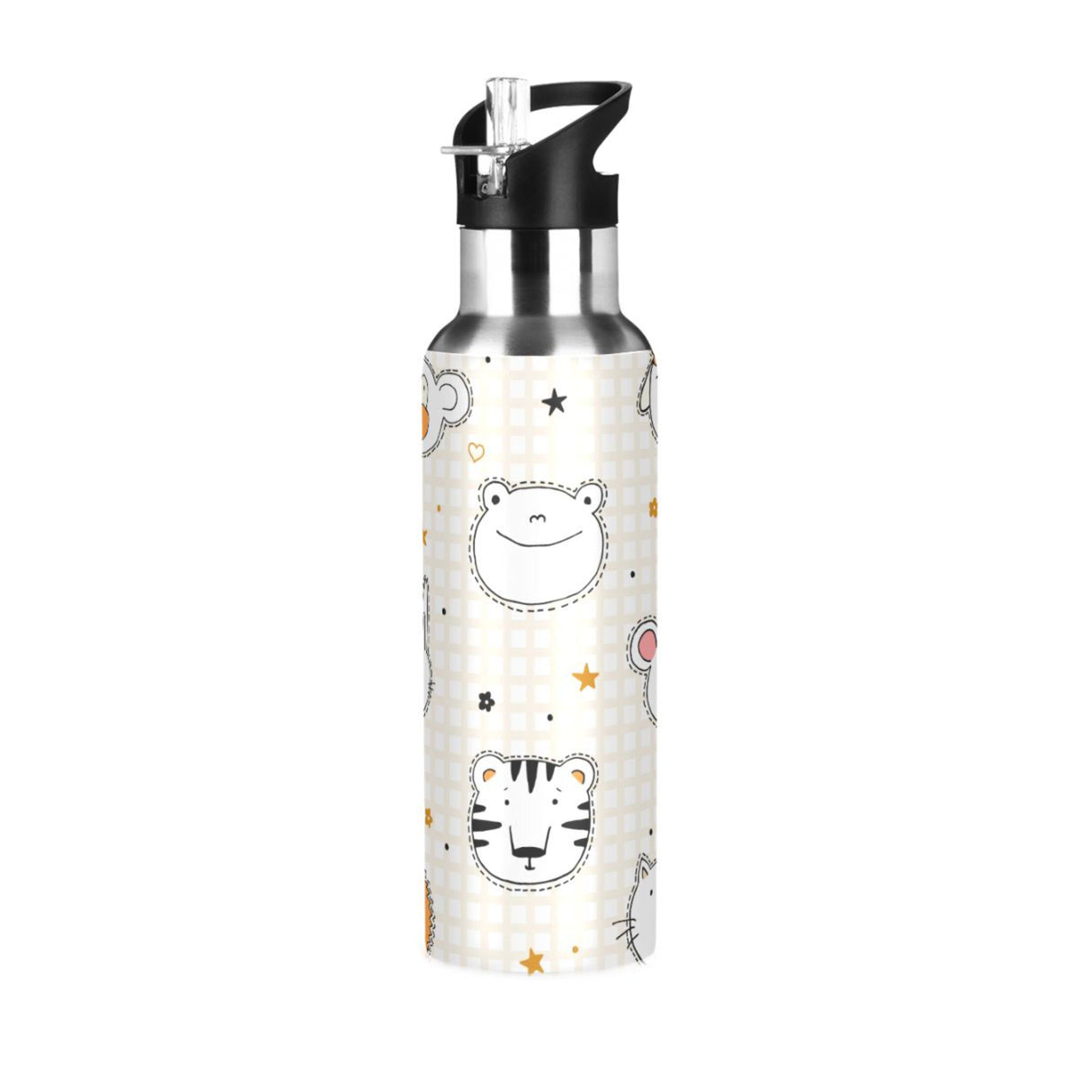 Stainless Steel Insulated Water Bottle with Straw Lid F5288