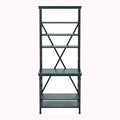 Antique Blue 6-Shelf Bookcase P22273