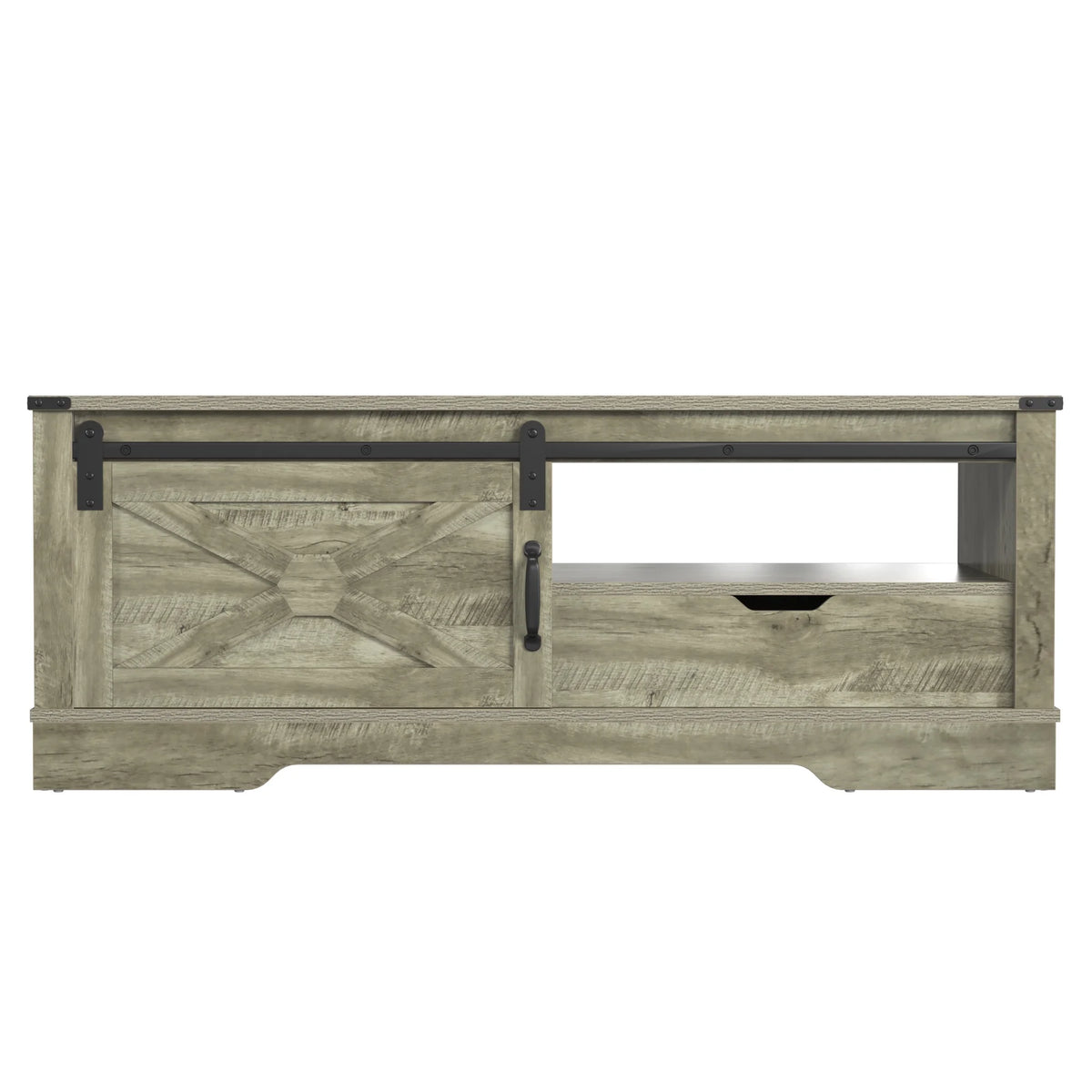 Light Gray Rectangular Coffee Table U342