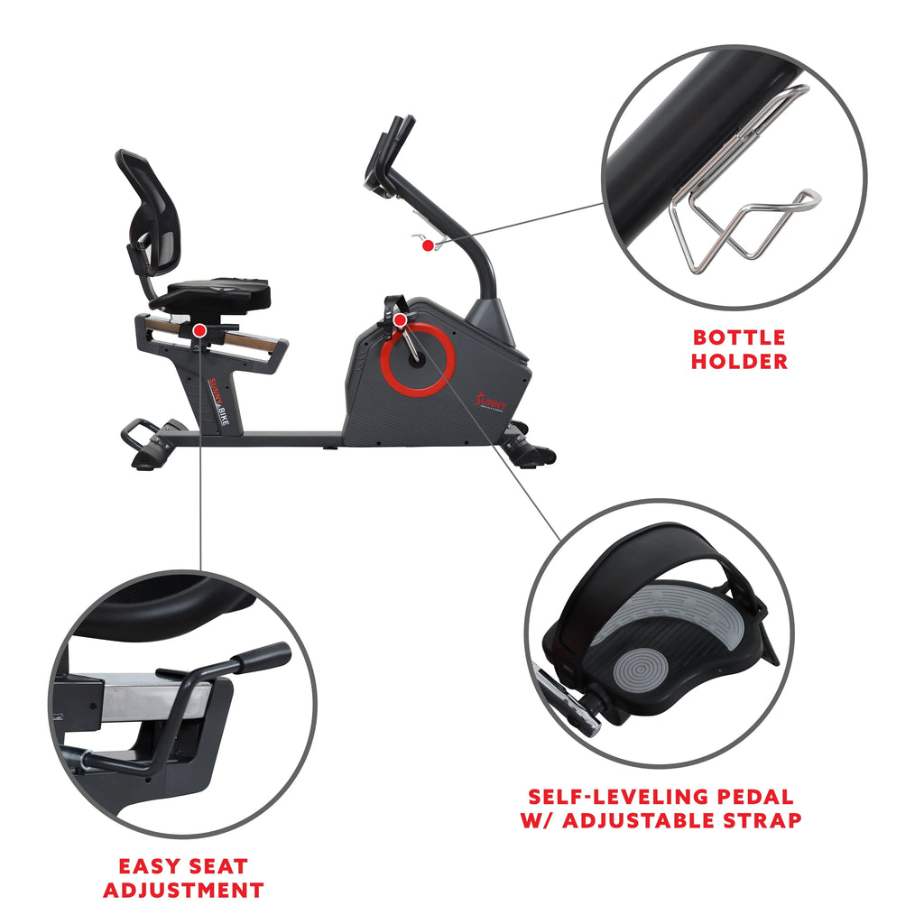Magnetic Resistance Smart Recumbent Bike Q75636