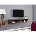 60x22 Wall Mounted Media Console in Brown T22450