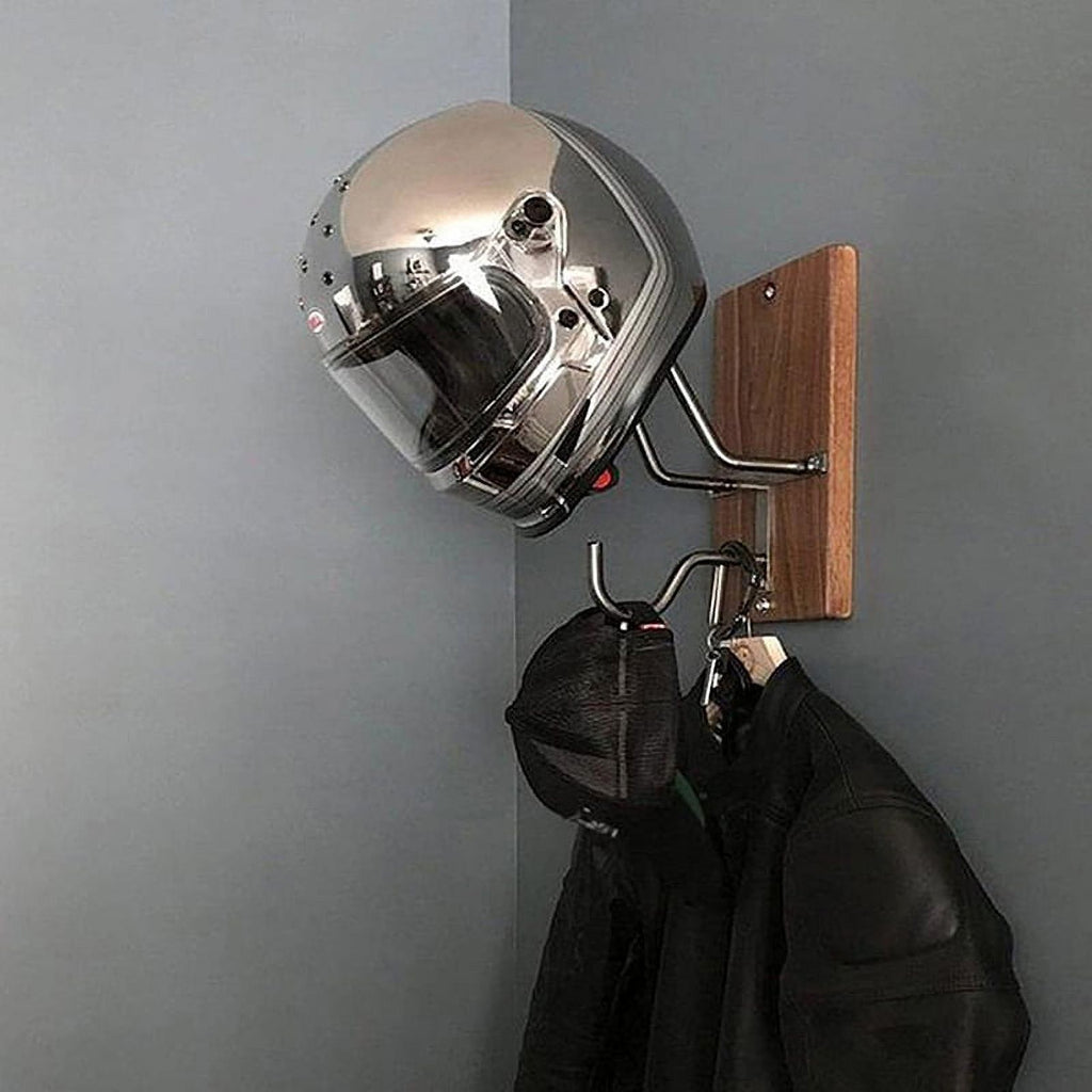 Motorcycle Helmet Rack Wall-Mounted Storage Holder B722