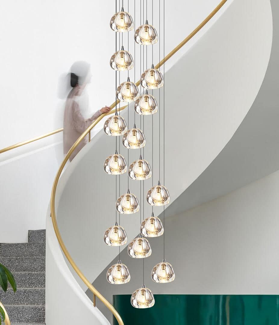 18 Lights Crystal Chandelier Pendant Light Fixture P48108