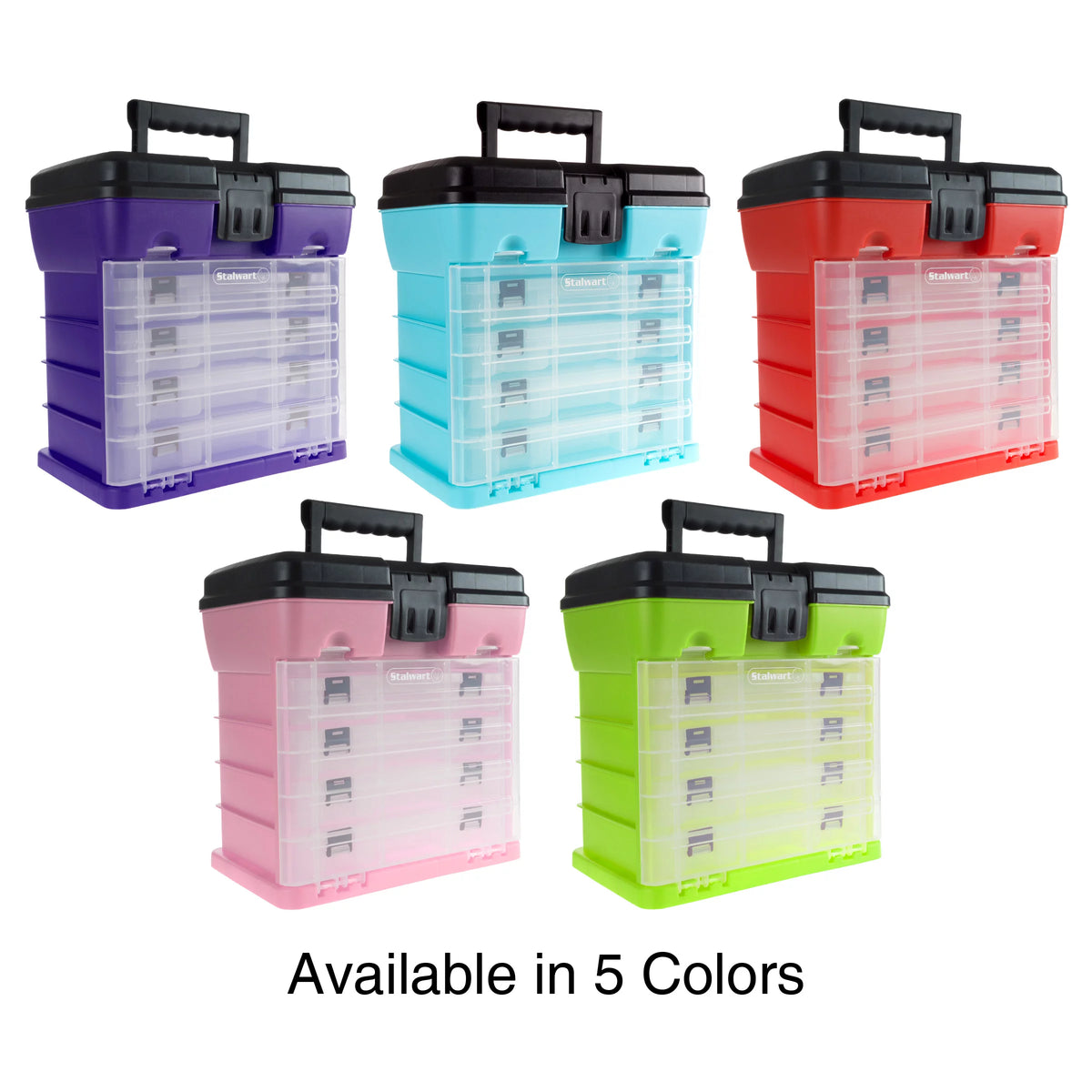 Green 4 Drawer Storage and Tool Box B2492