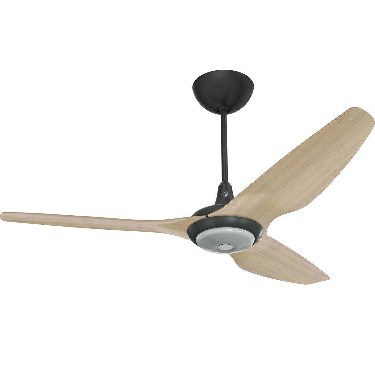 60 Ceiling Fan with Natural Bamboo Blades and Black Finish V2974