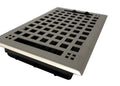 Brushed Nickel Steel Vent Covers, 6 x 12 S7264
