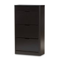Black Wood Storage Cabinet W3905