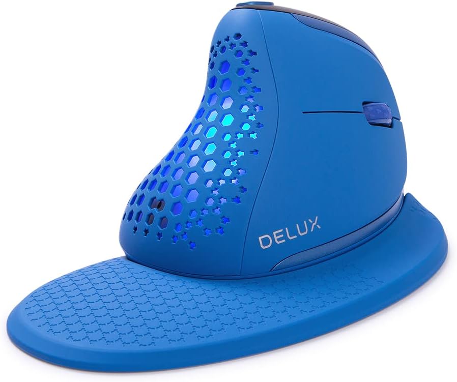 Wireless Ergonomic Vertical Mouse with OLED Screen, 7200DPI, Pack of 2 N85239