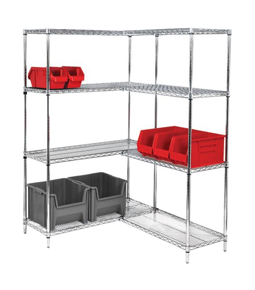 Chrome 4-Shelf Starter Unit X92341
