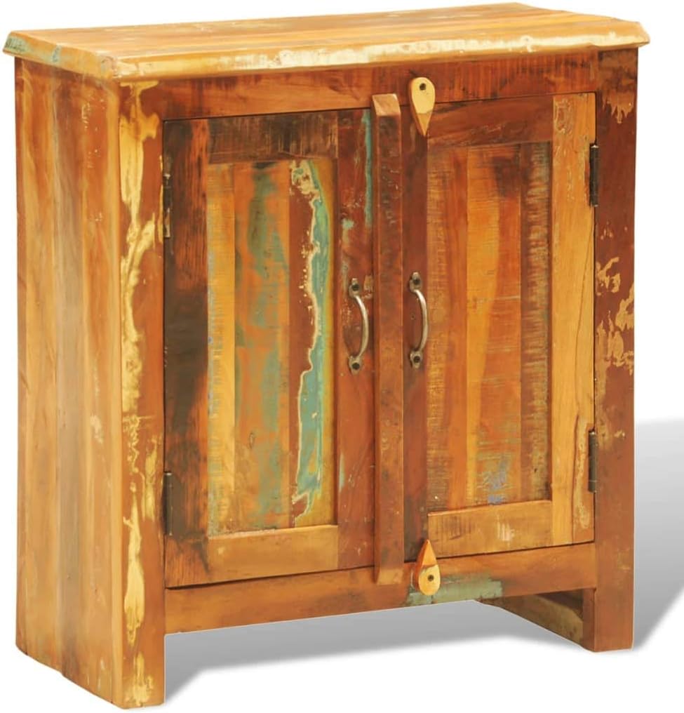 Reclaimed Solid Wood Cabinet with 2 Doors P3811