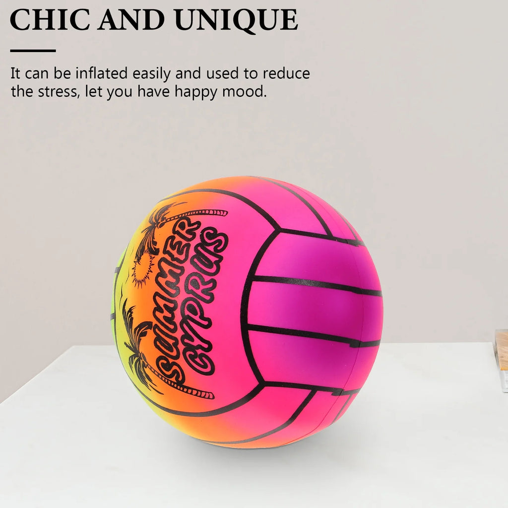 Inflatable Rainbow Volleyball Beach Ball I825