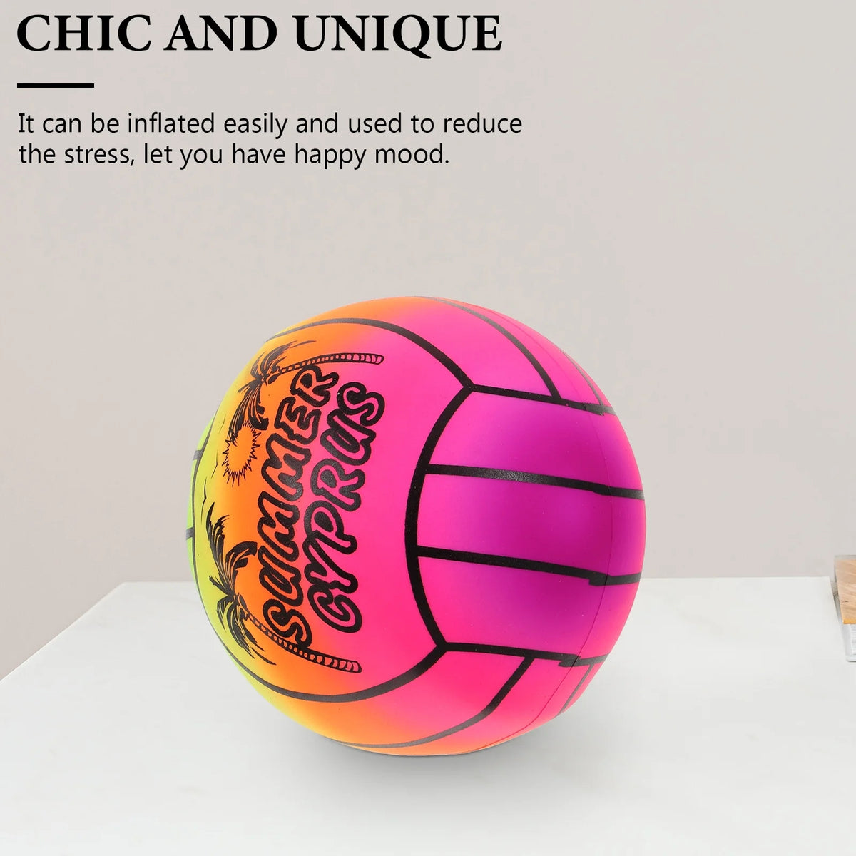Inflatable Rainbow Volleyball Beach Ball I825